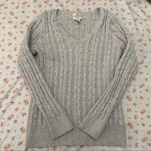 st. john's bay cable knit sweater